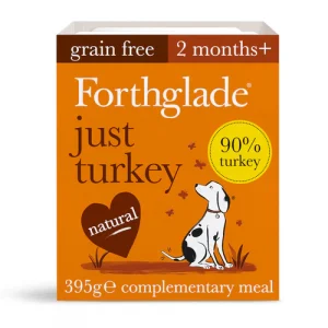Forthglade just complementary range JUST TURKEY natural wet dog food (395g)