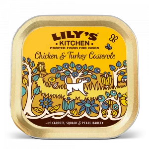 Lily's Kitchen Chicken and Turkey Casserole - Pack of 10x150g