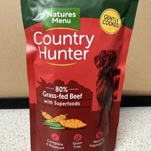 COUNTRY HUNTER SUPERFOOD POUCHES  FOR ADULT DOGS - BEEF PACK OF 6x150g