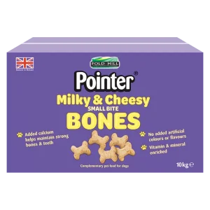 Pointer Milky and Cheesy Small Bite Bones - SOLD IN 500g BAG