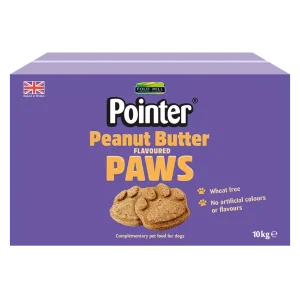 Pointer Peanut Butter Flavour Biscuit Paws - SOLD IN PACK OF 10 Biscuits